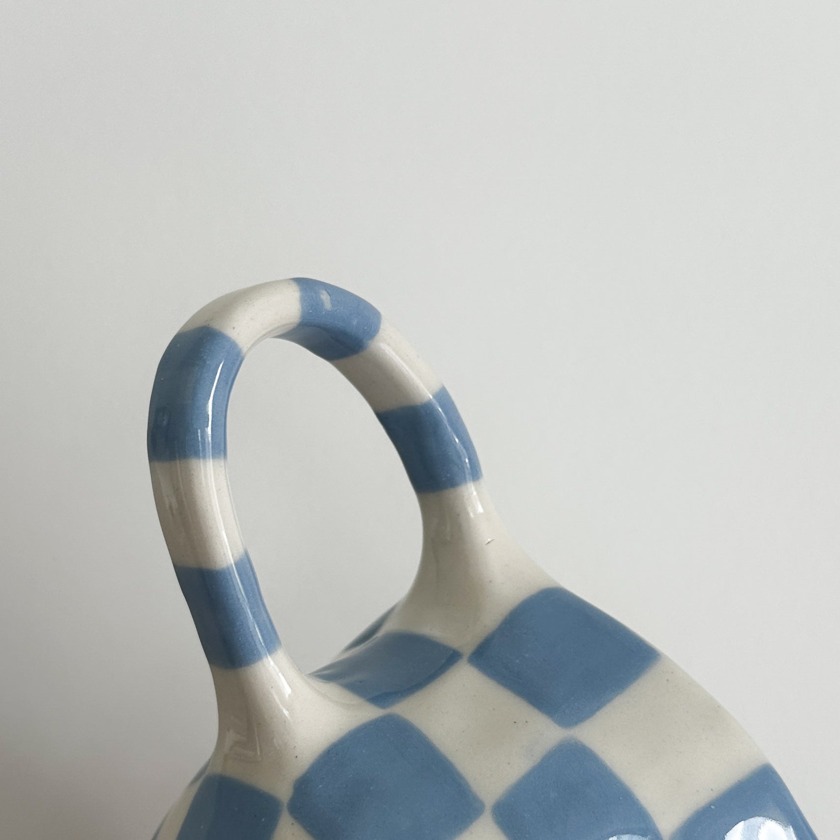 Cheeky Checker Mug | BLUE